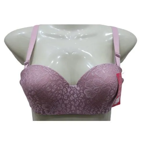 Floral Bra Half Cup Wired Bra for Women Pushup Bra Latest Style Bra for Functions Plus Size Bra