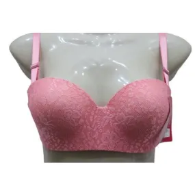 Floral Bra Half Cup Wired Bra for Women Pushup Bra Latest Style Bra for Functions Plus Size Bra