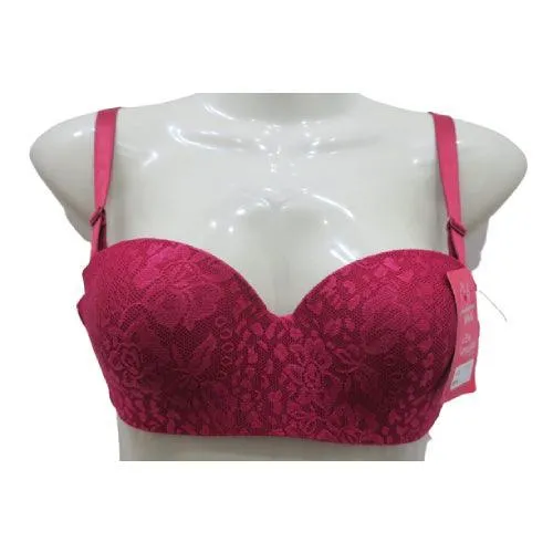 Floral Bra Half Cup Wired Bra for Women Pushup Bra Latest Style Bra for Functions Plus Size Bra