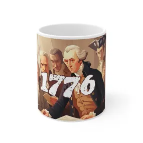 Founding Fathers 1776 Declaration Ceramic Mug