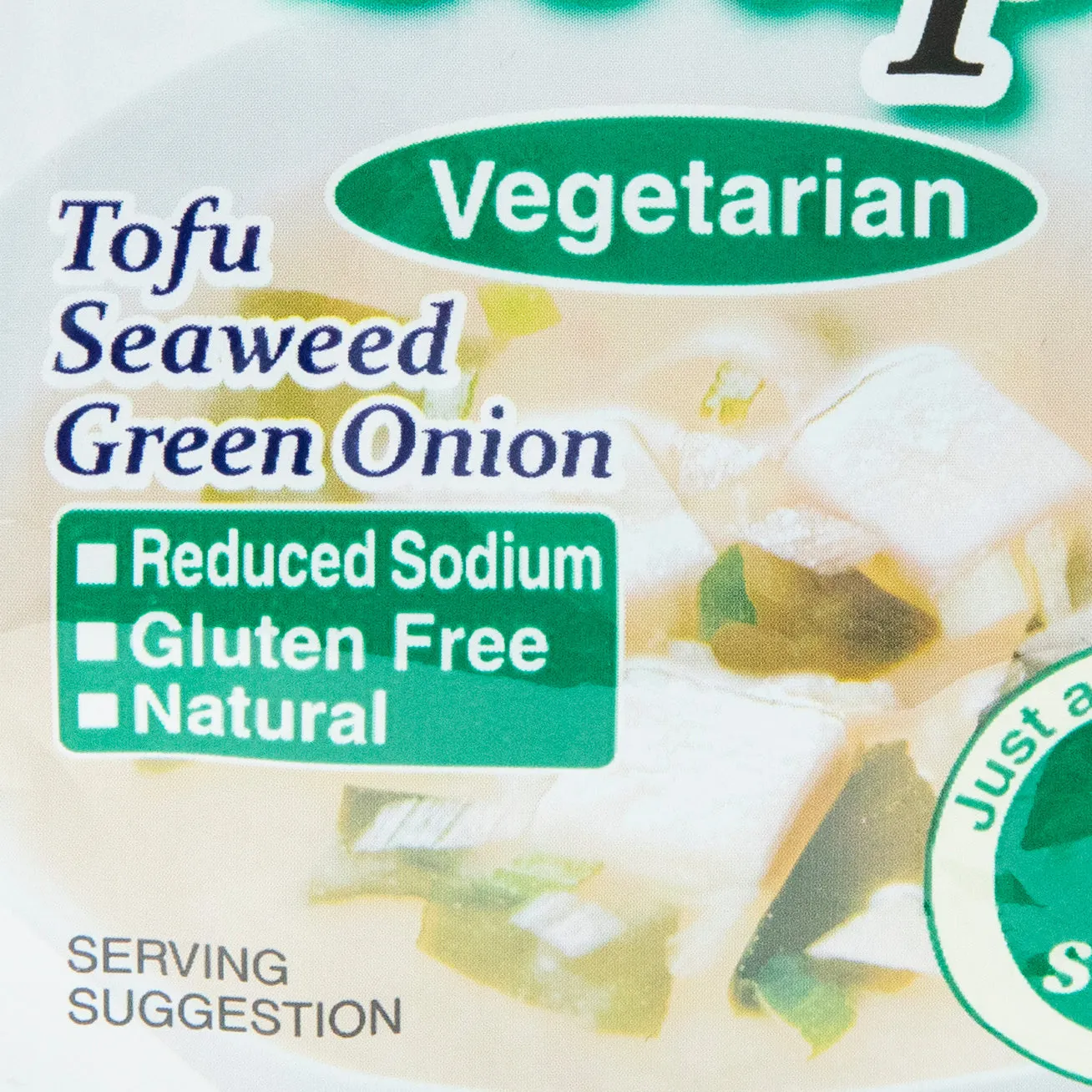 Freeze Dried Vegetarian Miso Soup