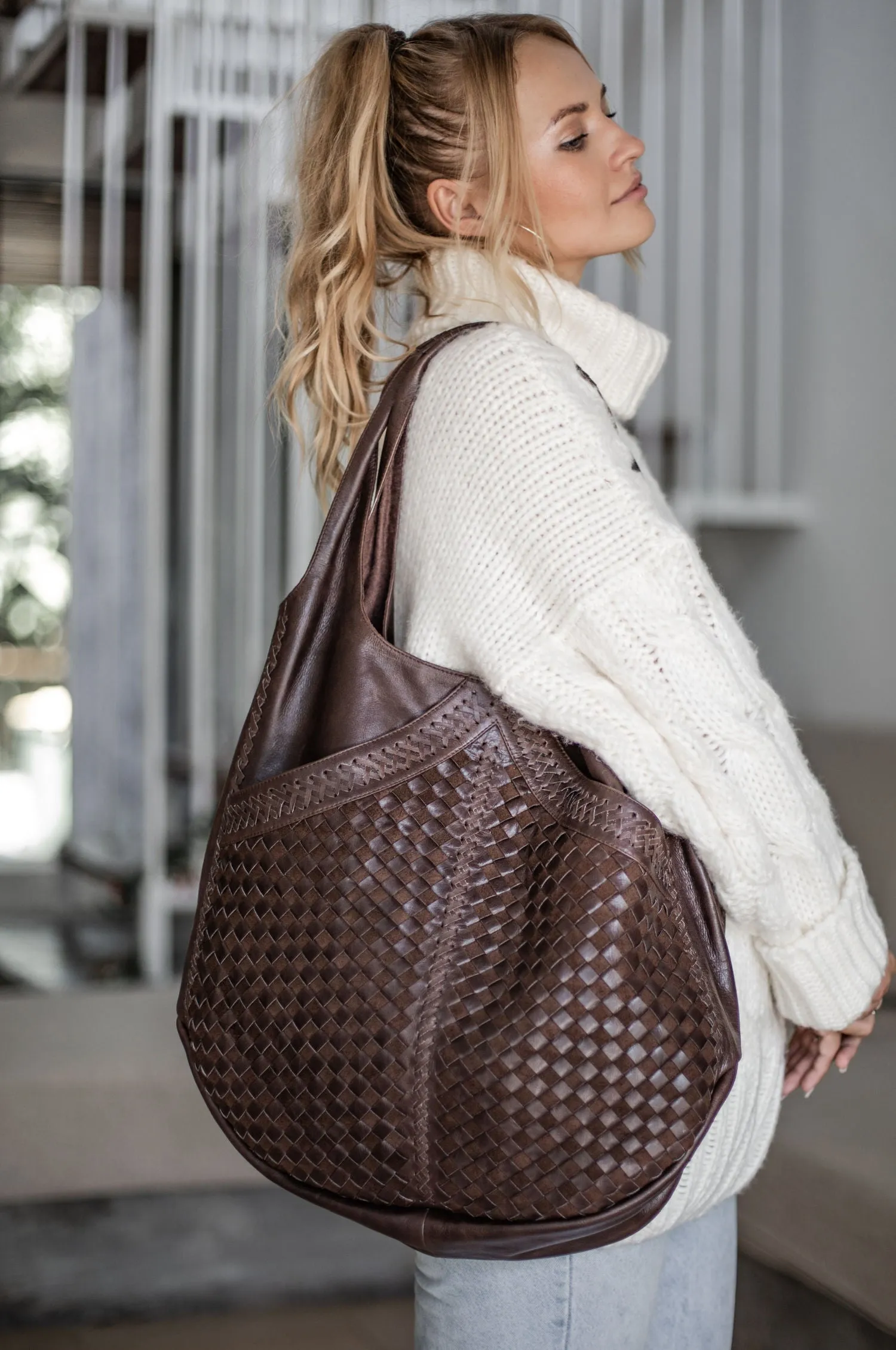 French Lover Oversized Hobo Bag