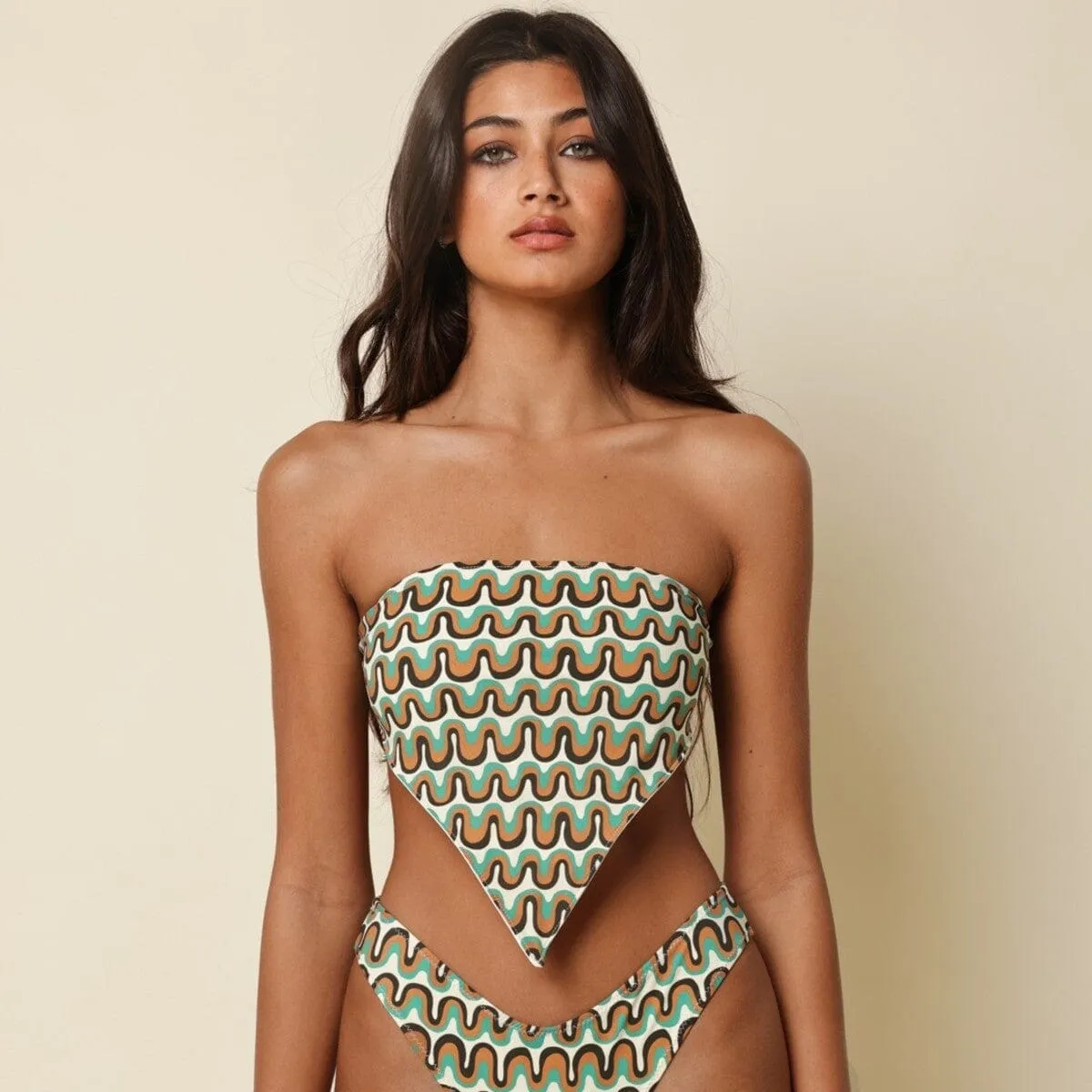 Groovy Scarf Bikini Top