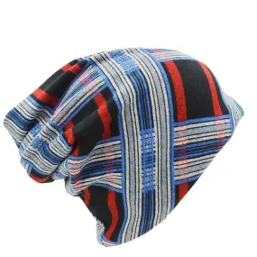 Hip-hop Vintage Striped Beanie or Scarf