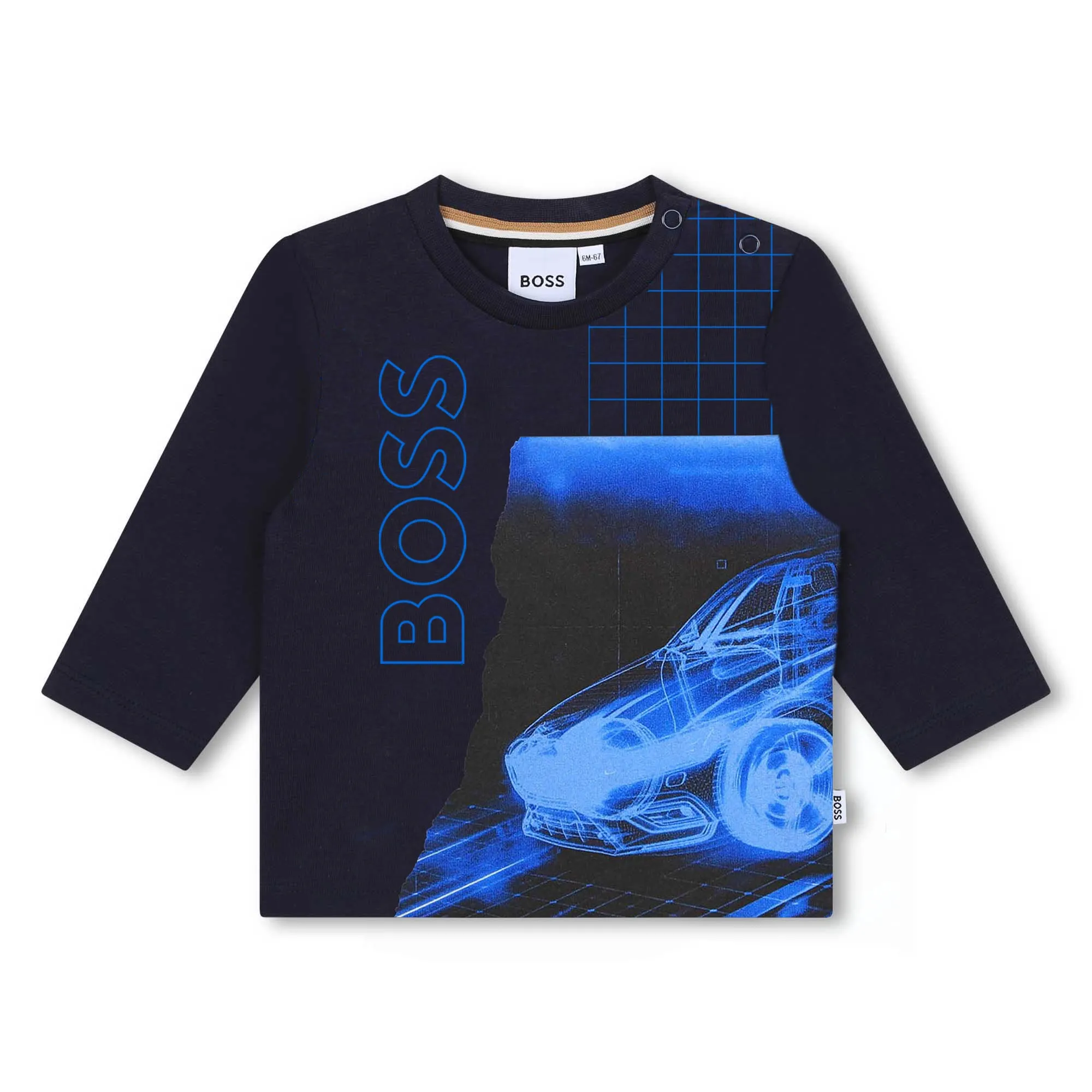 Hugo Boss Toddler Navy T-Shirt_J05A28-849