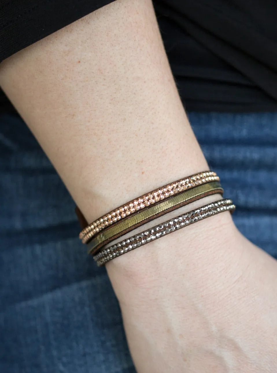 I Mean Business Multi Wrap Bracelet