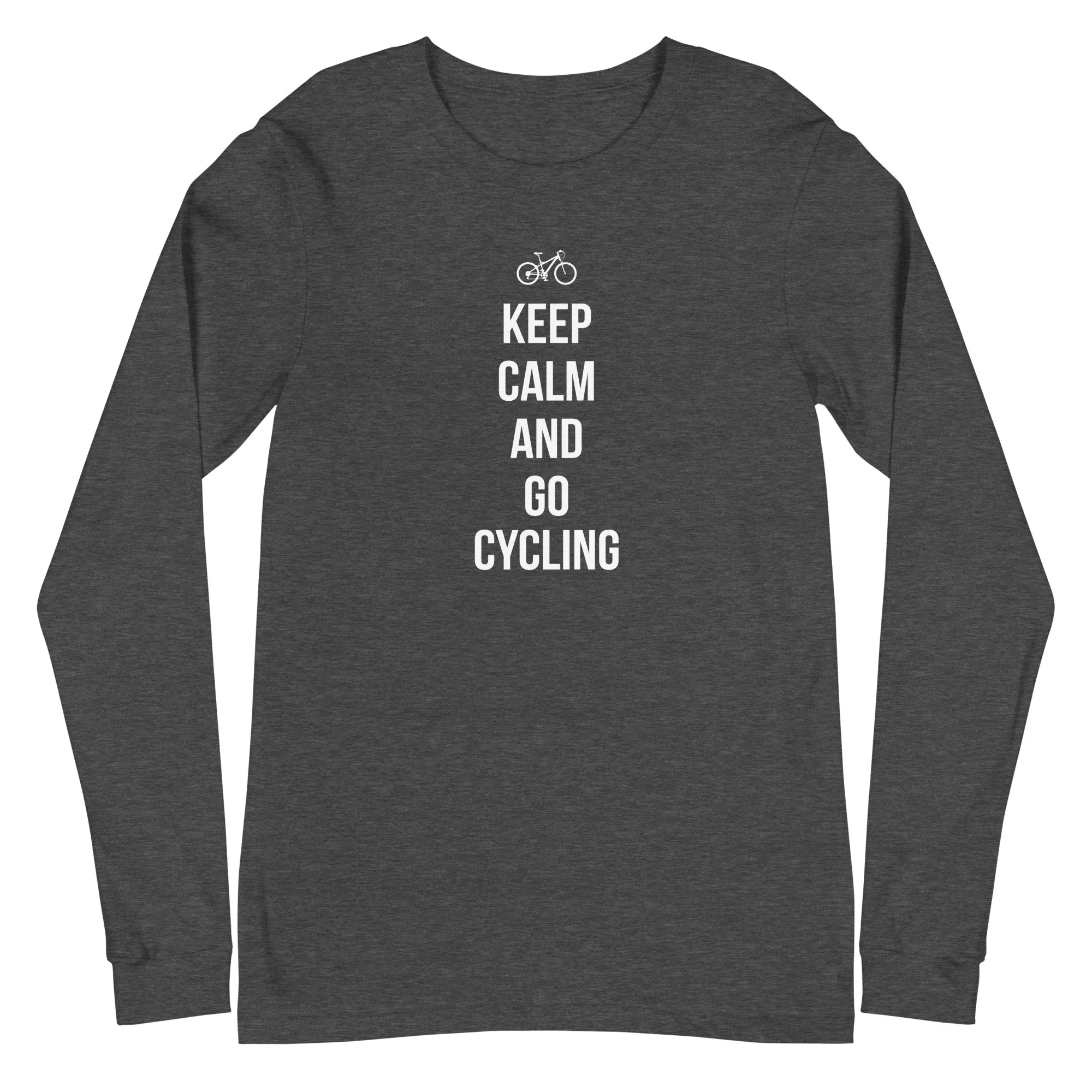 Keep calm and go cycling - Longsleeve (Unisex)