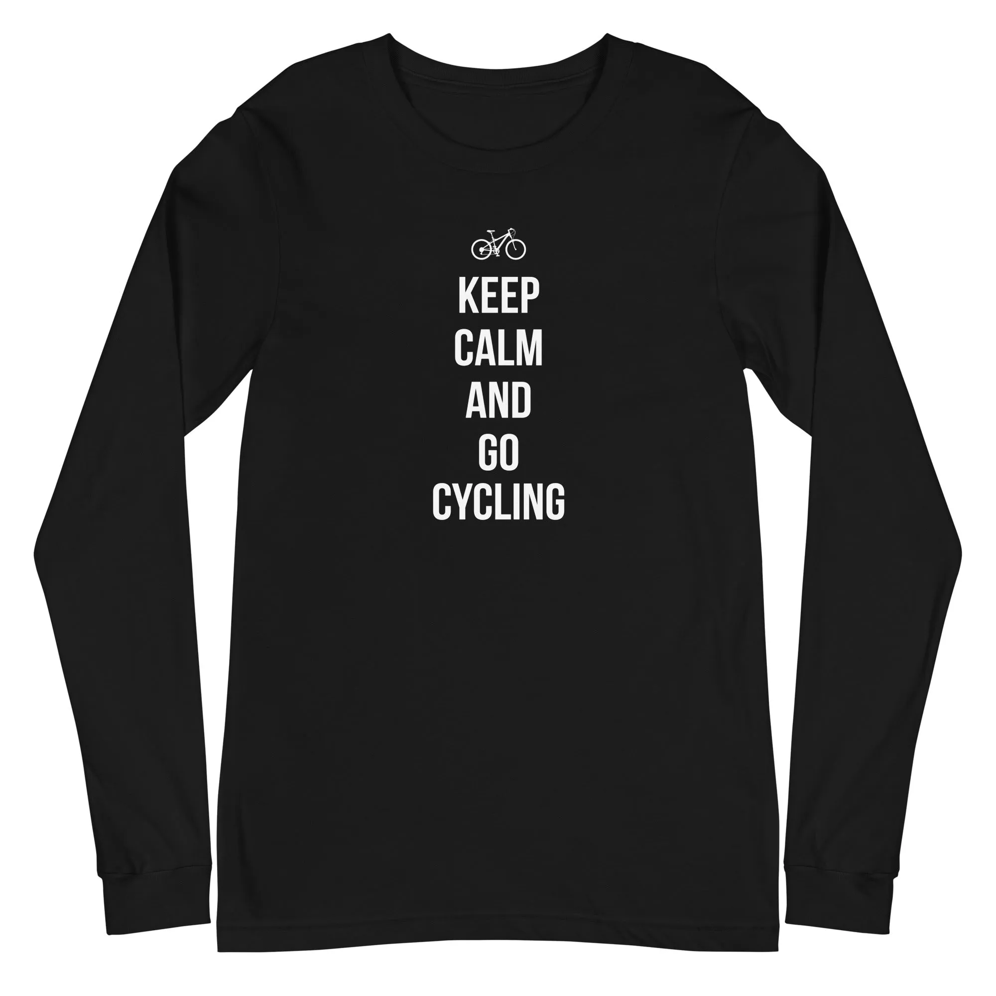 Keep calm and go cycling - Longsleeve (Unisex)