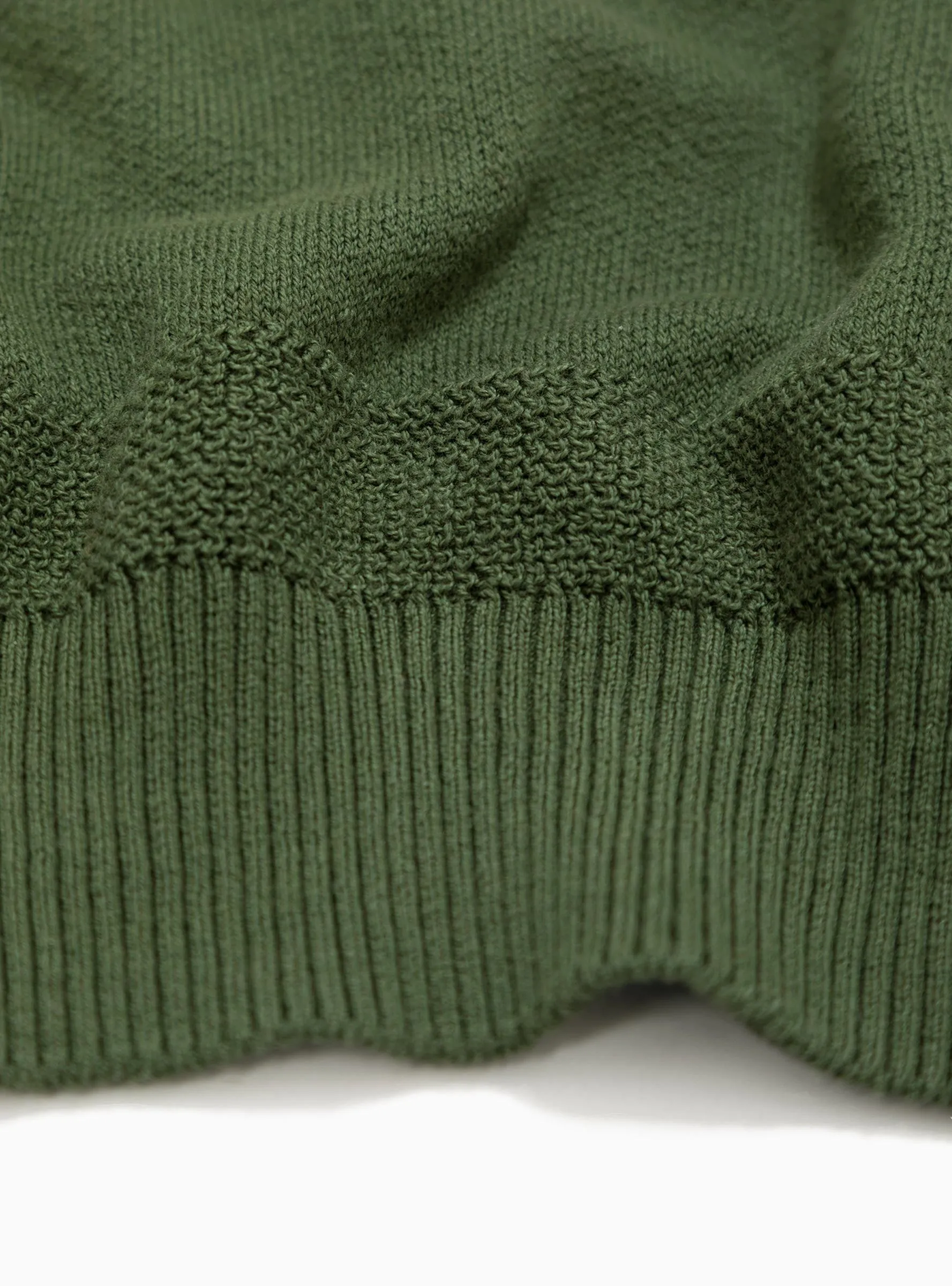 Kendrew Crew Jumper Moss Green