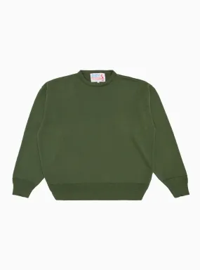 Kendrew Crew Jumper Moss Green