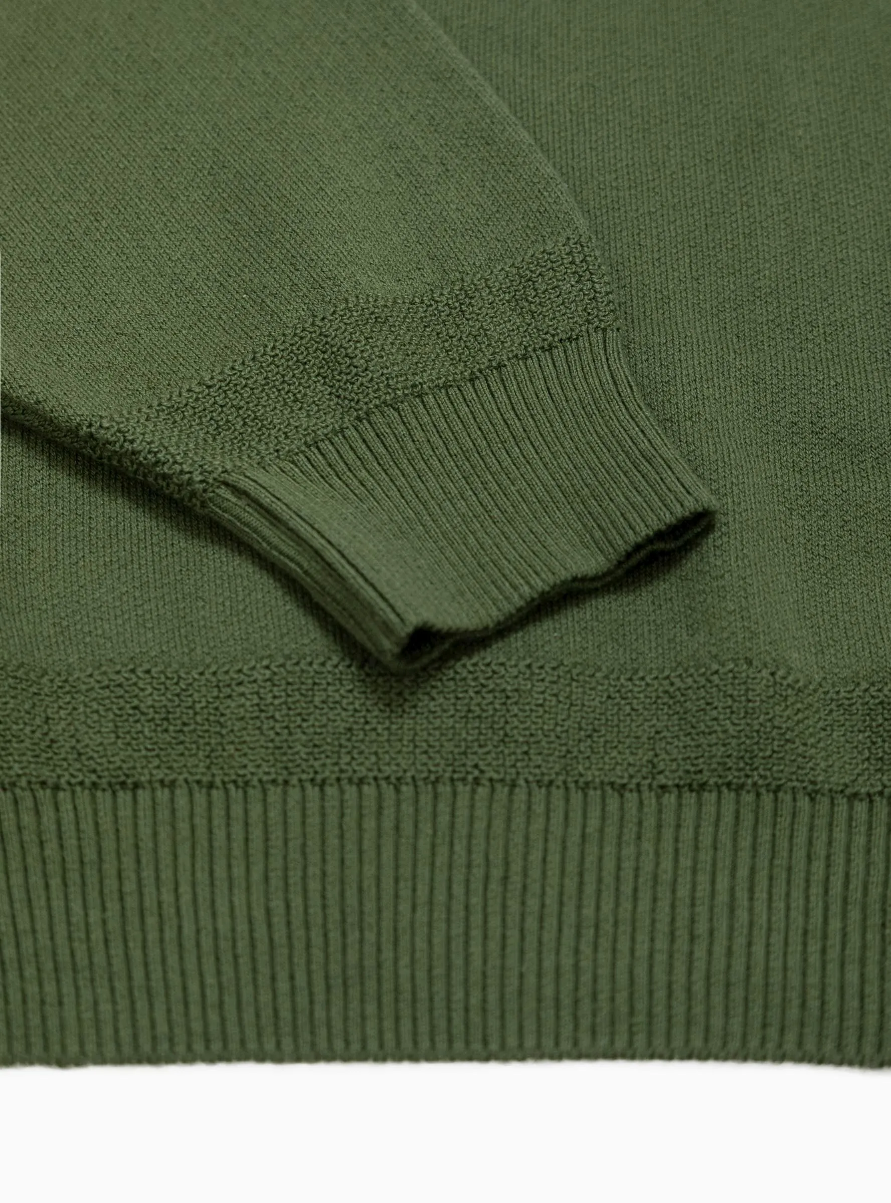 Kendrew Crew Jumper Moss Green