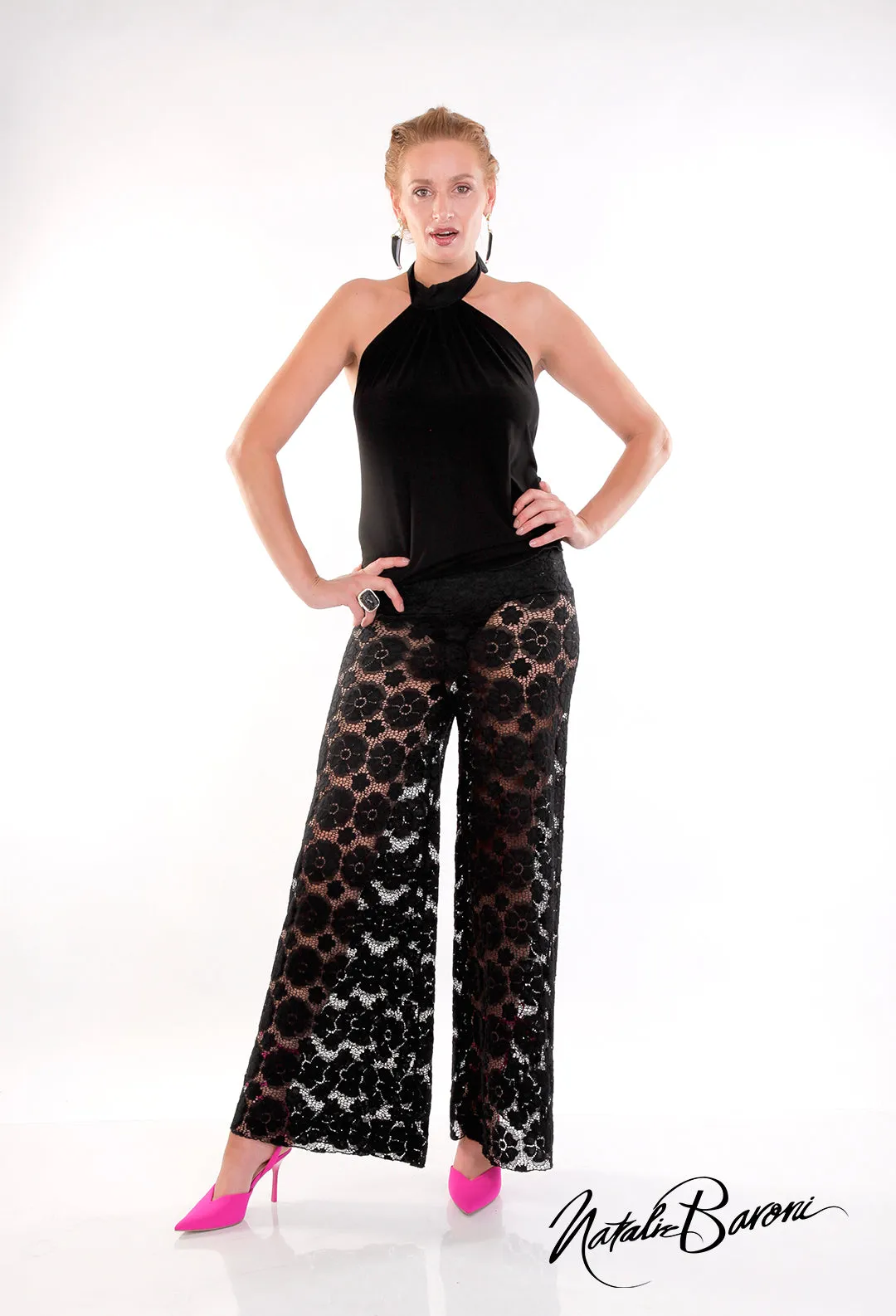 Lace Palazzo Pant - Burano