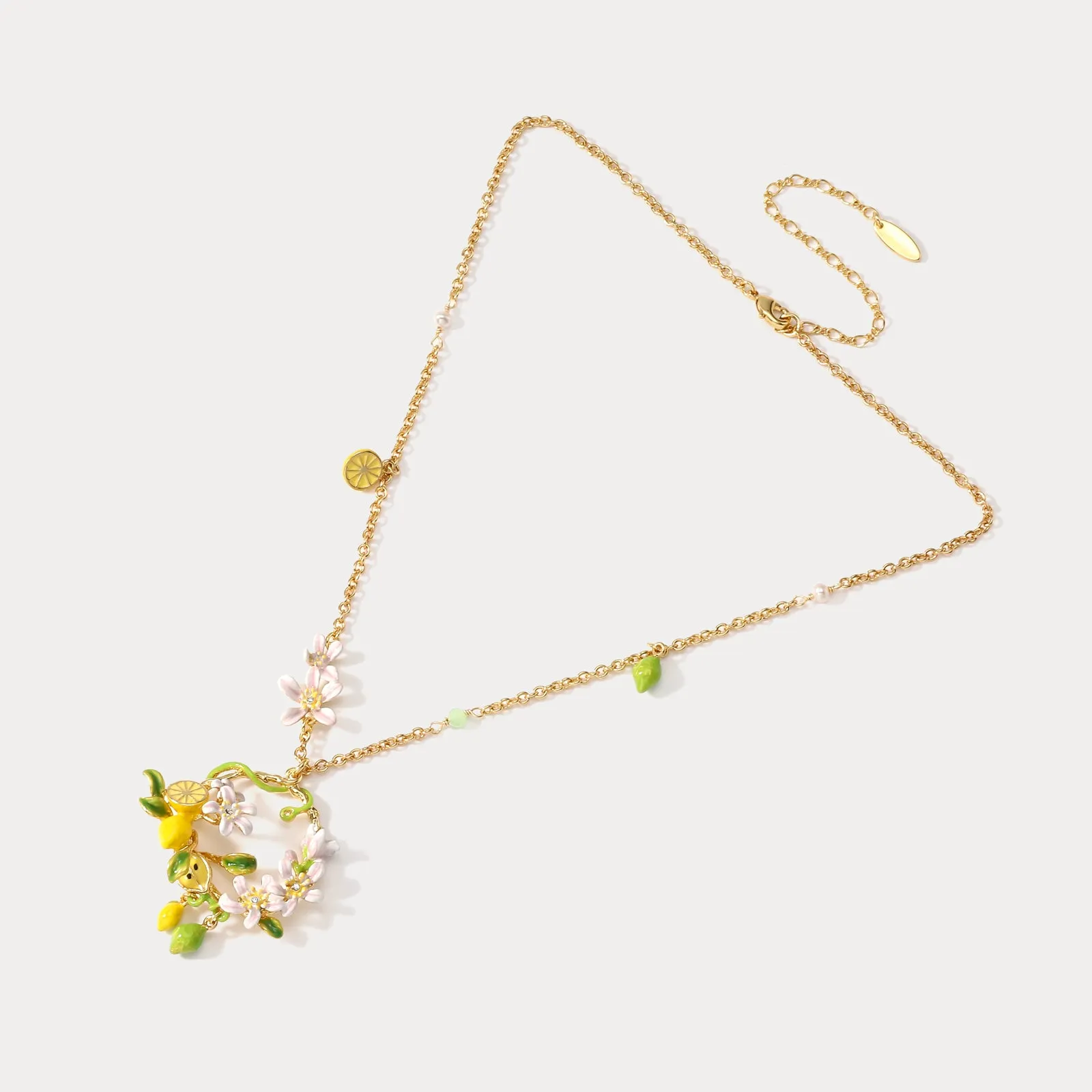 Lemon Garland Necklace