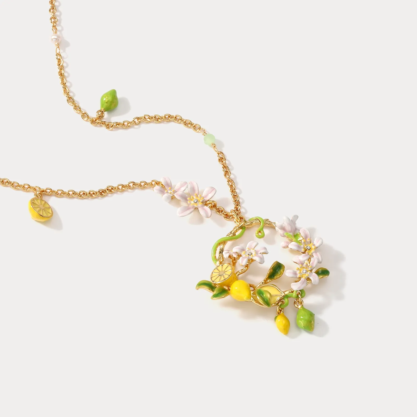 Lemon Garland Necklace