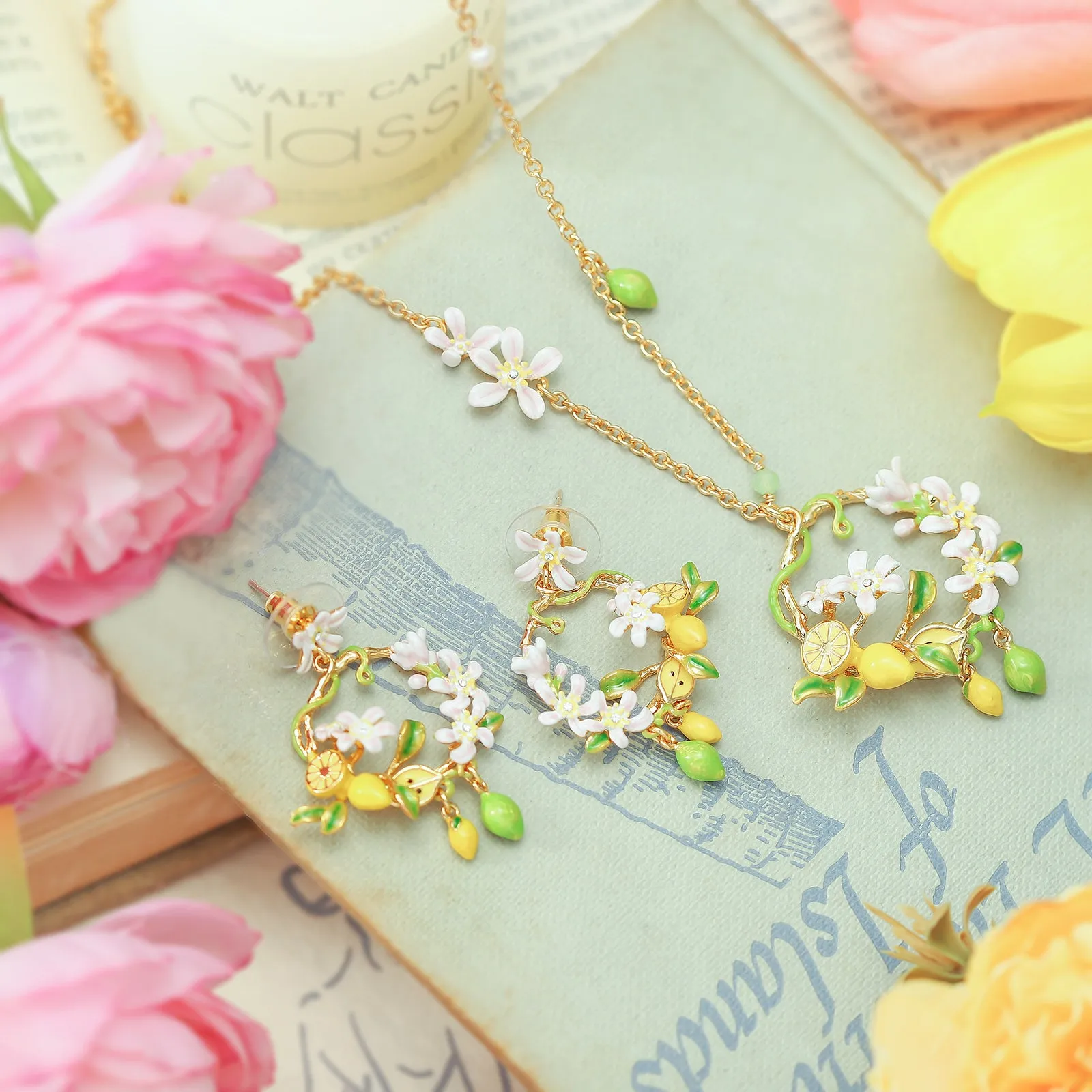 Lemon Garland Necklace