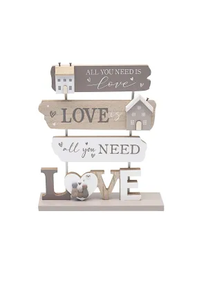 Love Standing Plaque