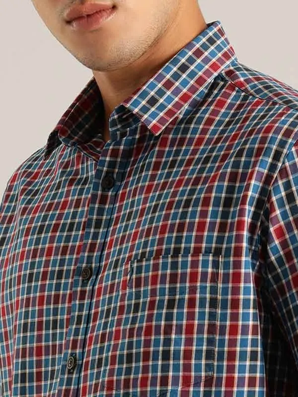 Men Checked Full Sleeve Cotton Shirt