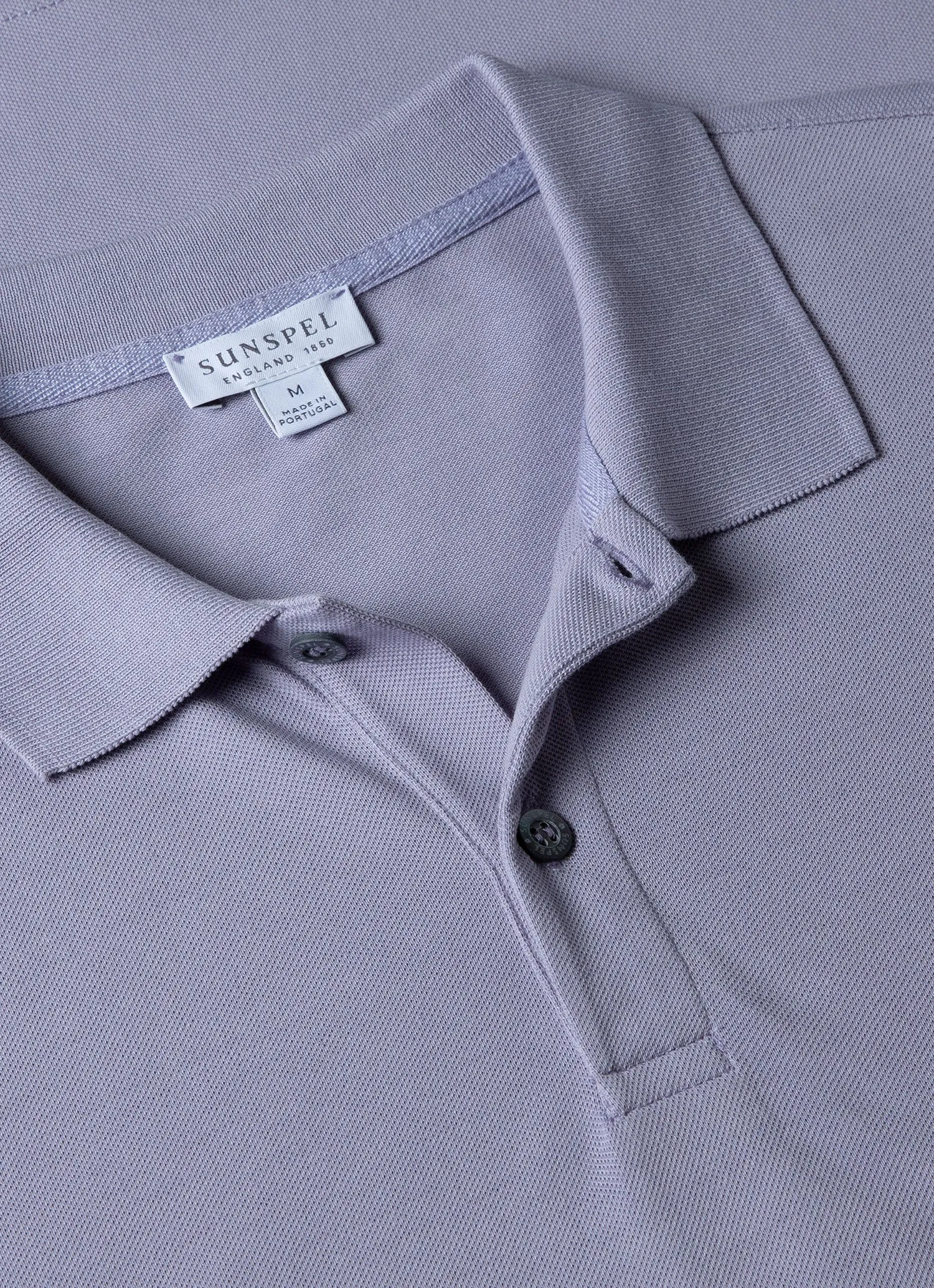 Men's Piqué Polo Shirt in Lavendar