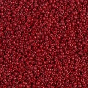 Miyuki Boncuk, MiyukiRoundBeads15/0-1464 Dyed Opaque Maroon