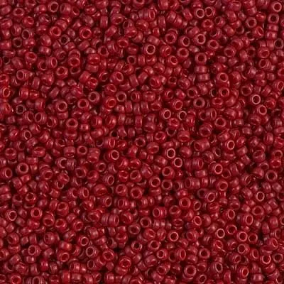 Miyuki Boncuk, MiyukiRoundBeads15/0-1464 Dyed Opaque Maroon