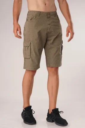 Mocha Textured Shorts