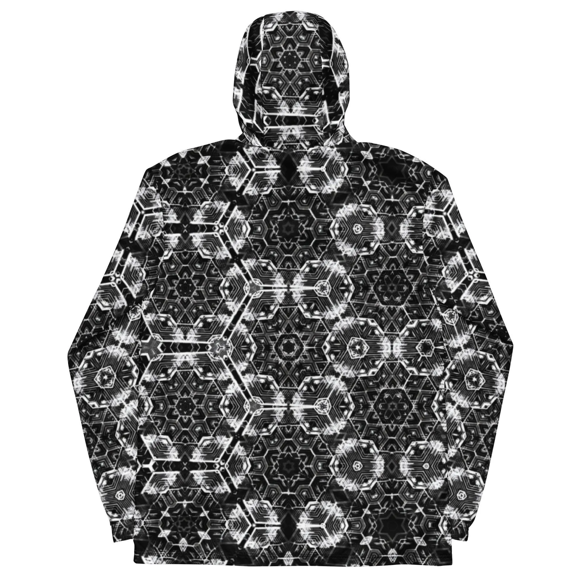 Morphing Sacred Geometry Hexagonal Windbreaker v1.0 by Meta Zen