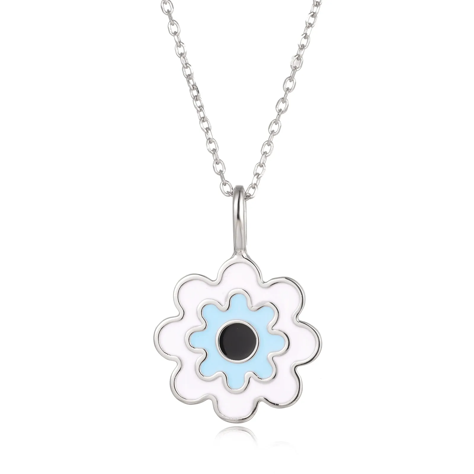 Nazar Flower Necklace