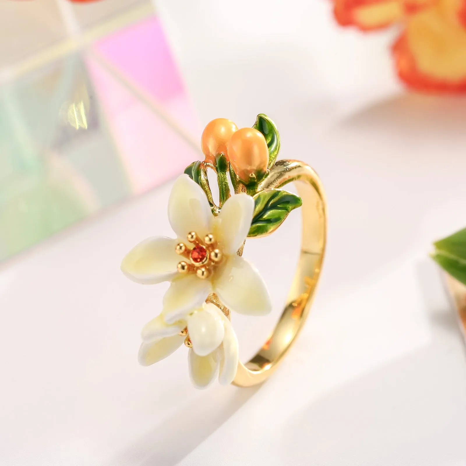 Orange Blossom Ring