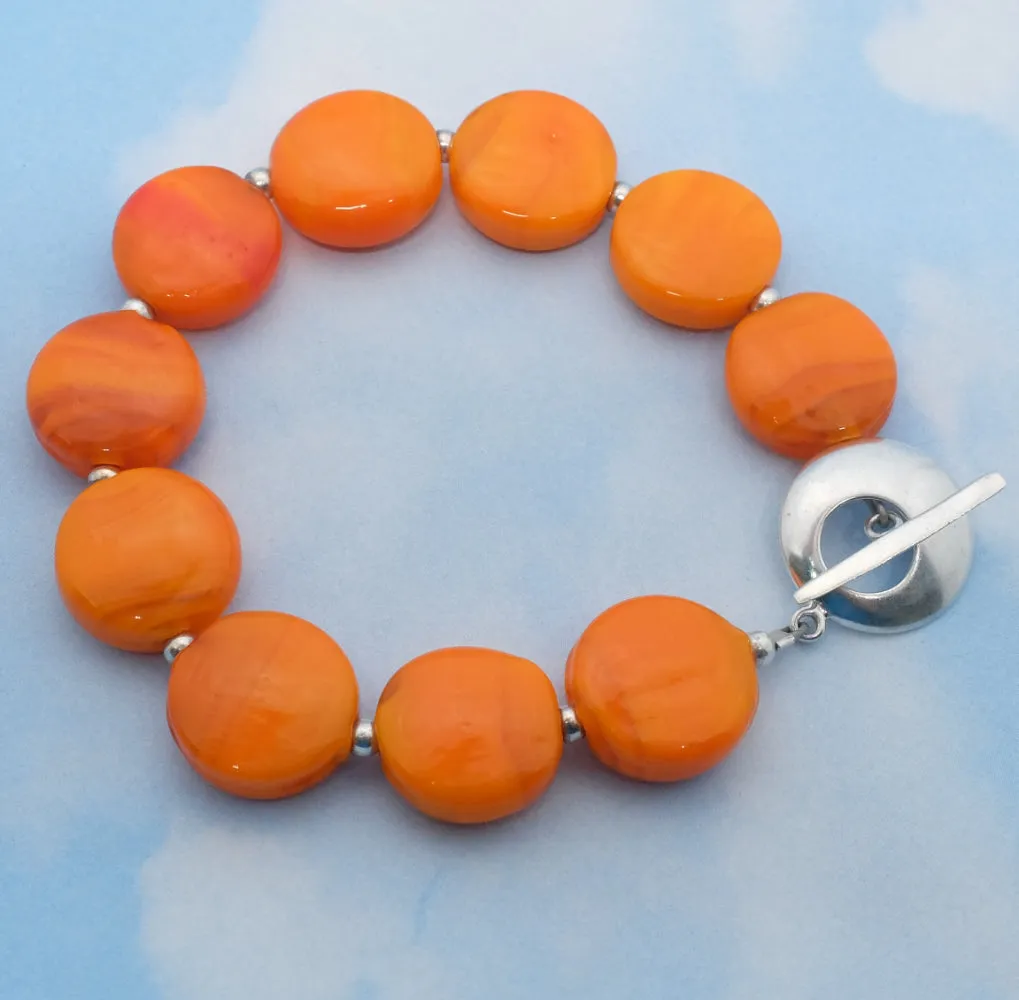 orange sunshine bracelet