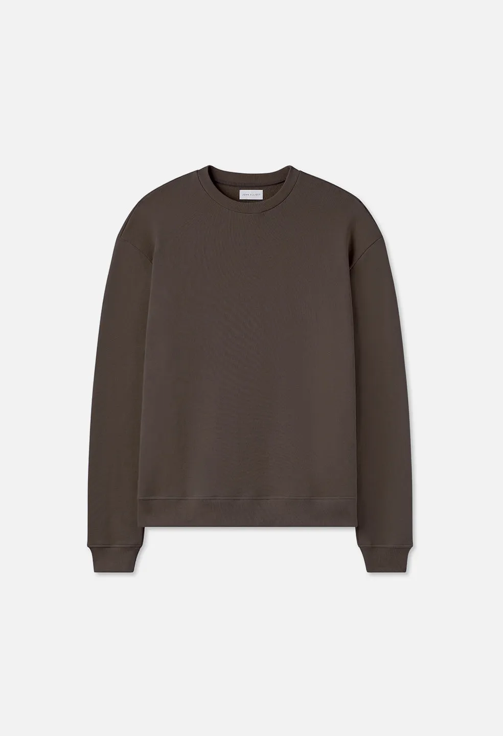 Oversized Crewneck Pullover / Chocolate Brown