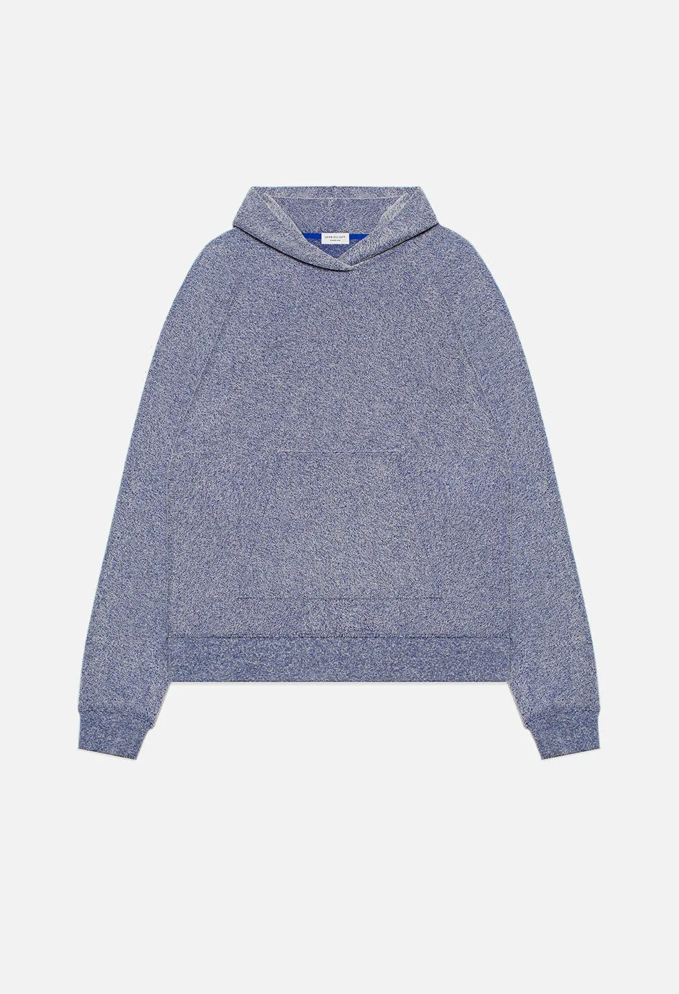 Oversized Cropped Hoodie / Pile Royal Blue