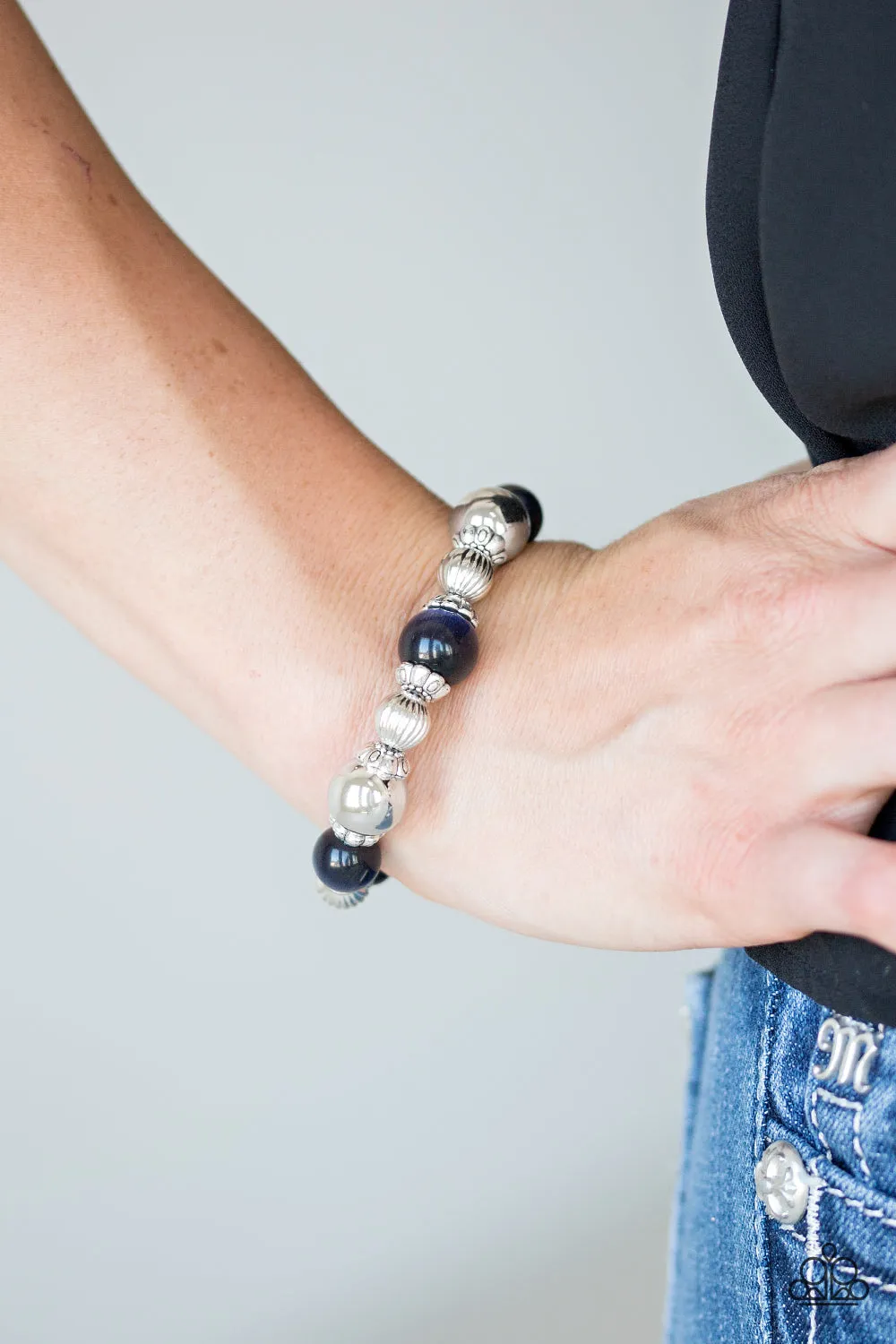 Paparazzi Once Upon A MARITIME Blue Bracelet