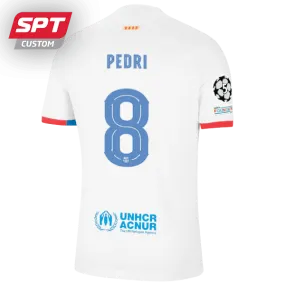 Pedri #8 Barcelona FC Adults Away Jersey - 2023/24 - UCL