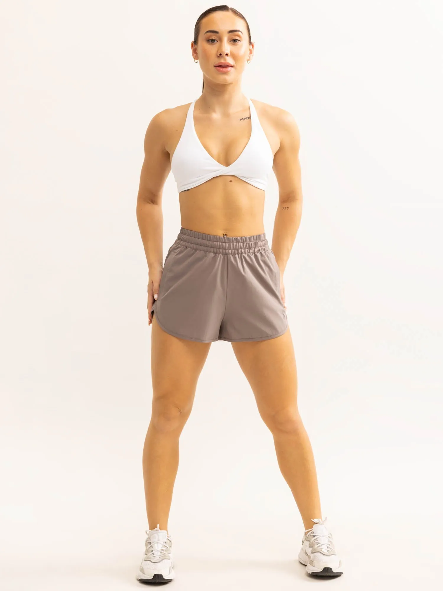 Persist Training Shorts - Taupe