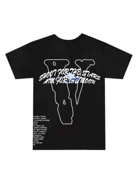 Pop Smoke x Vlone Tracklist Tee Black [SS20]