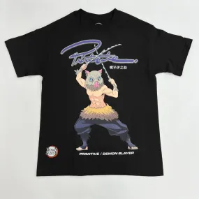 Primitive x Demon Slayer Inosuke Graphic T-Shirt - BLACK