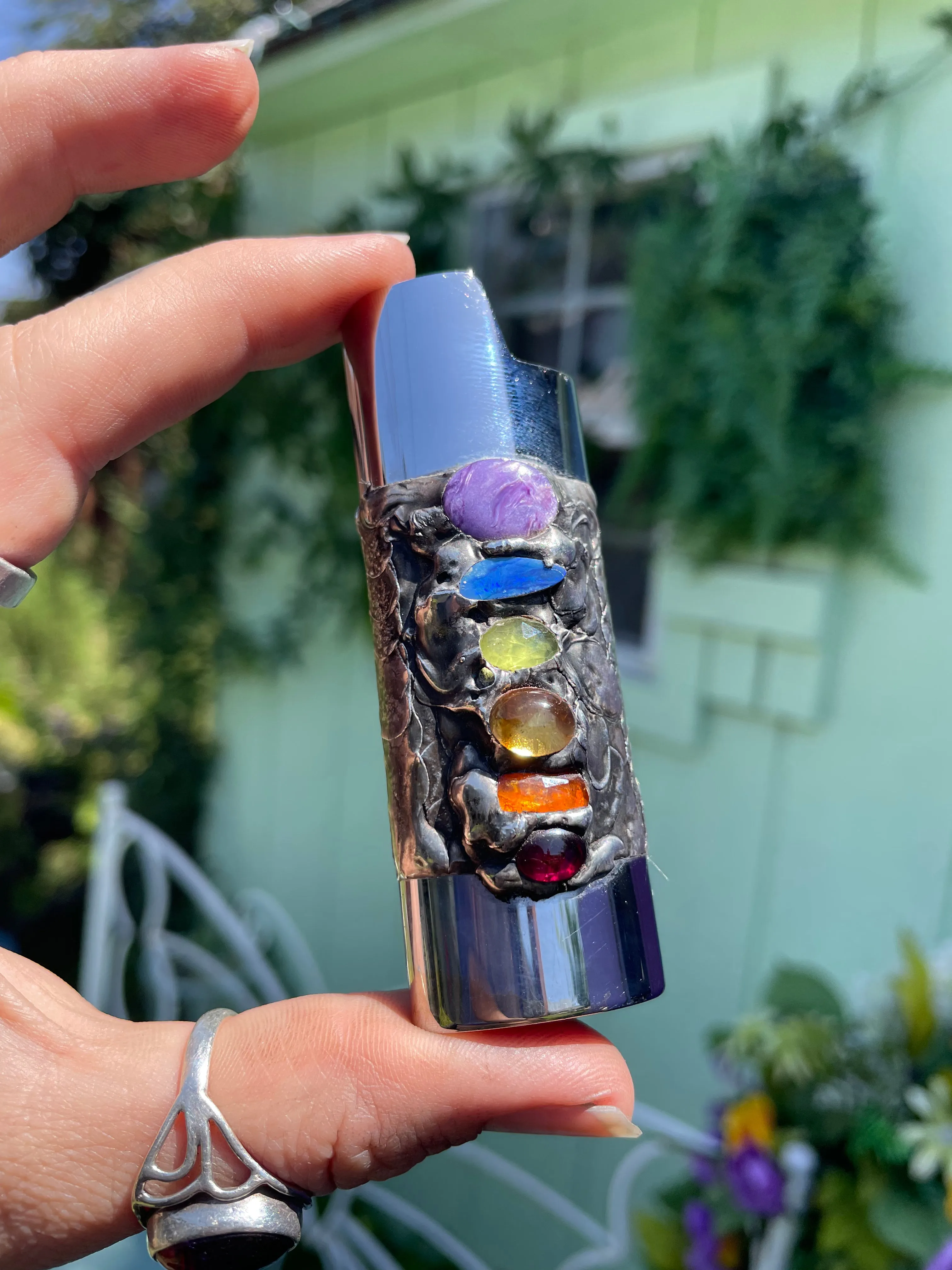 Rainbow Chakra Stack Fire Case no.2