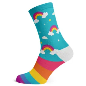 Rainbows Cotton Socks for Small Feet