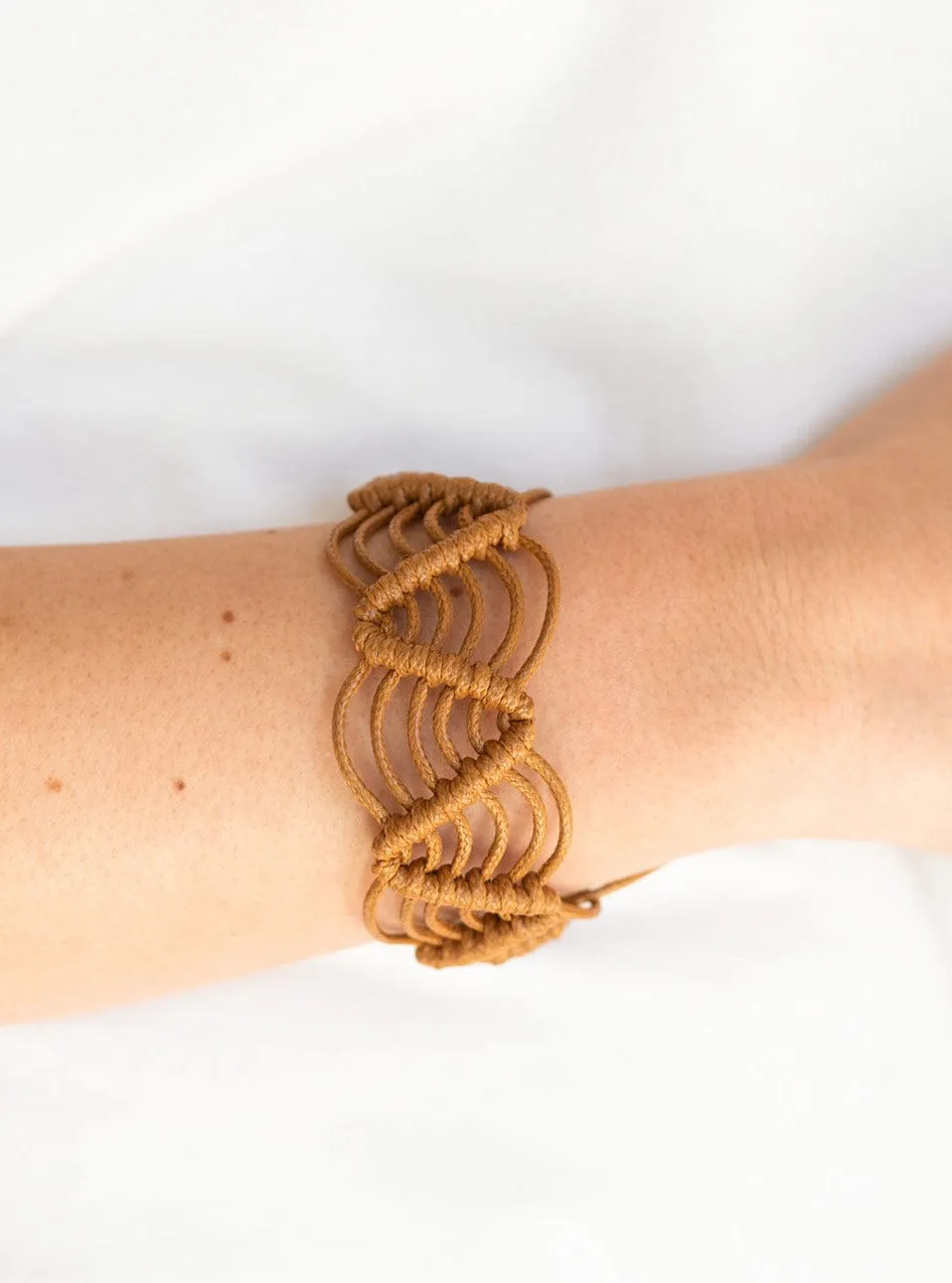 Rise To The Bait Brown Urban Bracelet