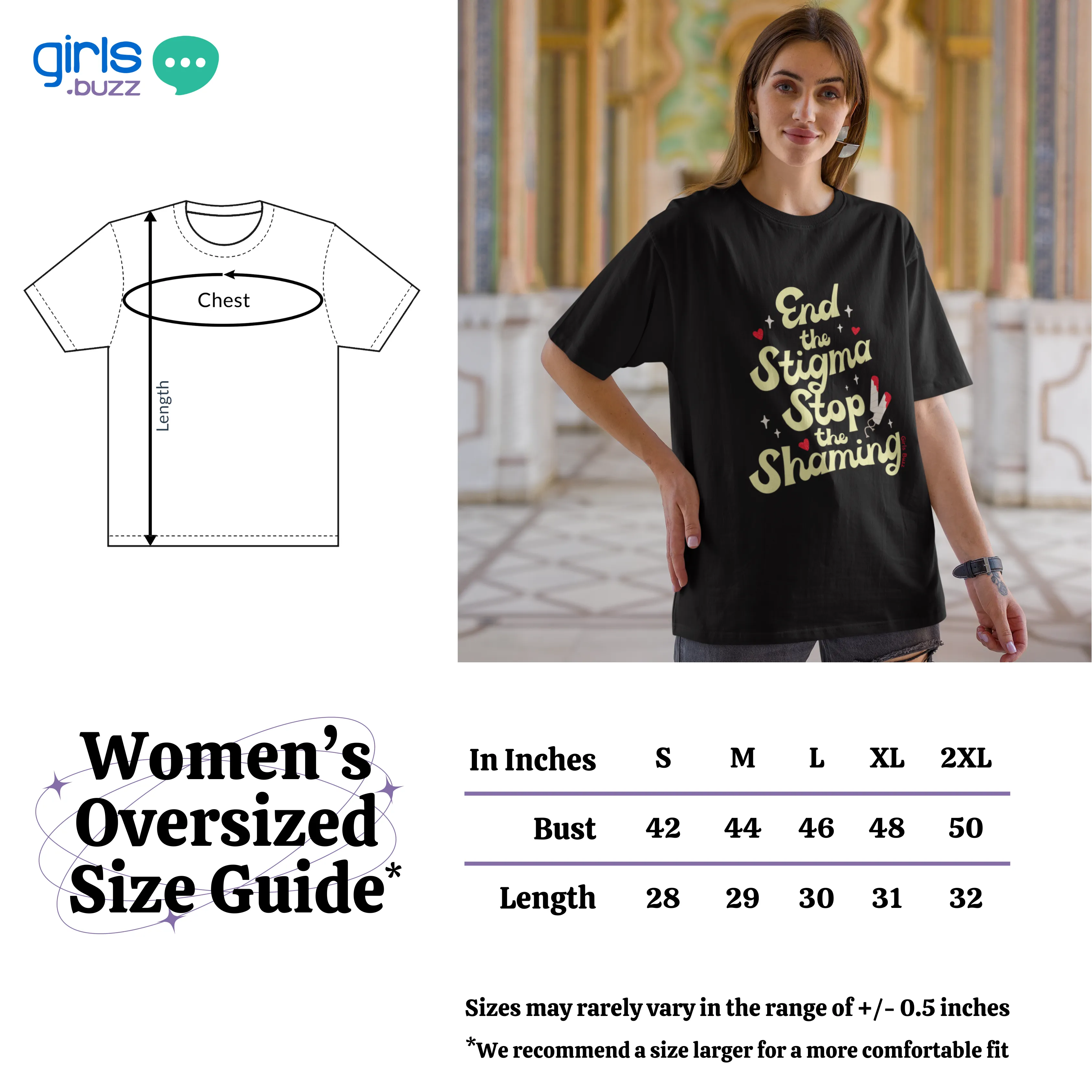 Sanskari Girl Oversized T-shirt