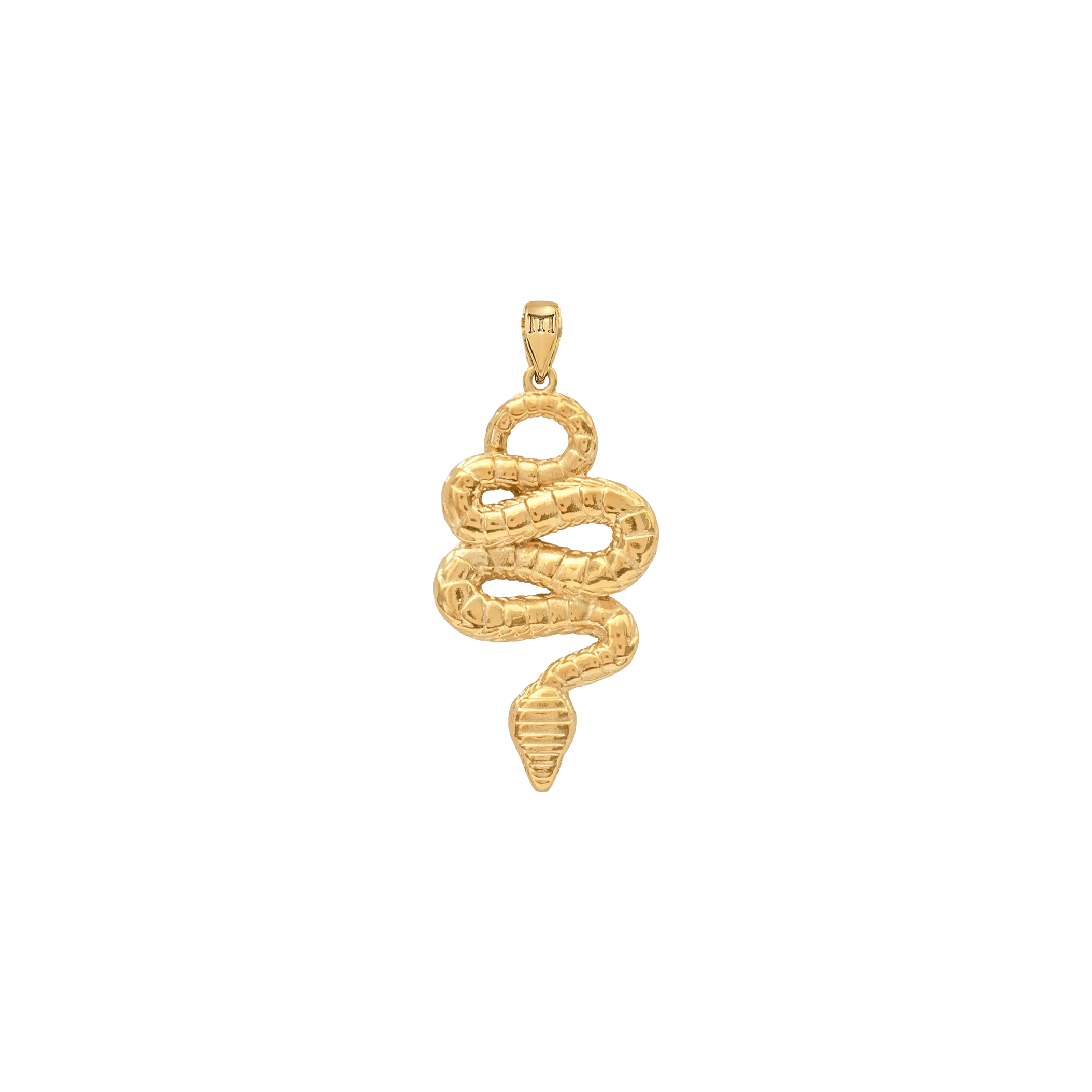 Serpent Pendant - Gold