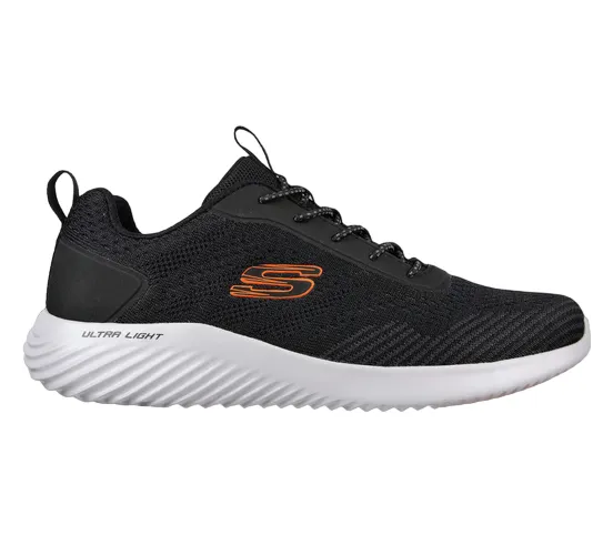 Skechers men's fitness shoe with elastic lace Bounder Intread 232377/BLK black