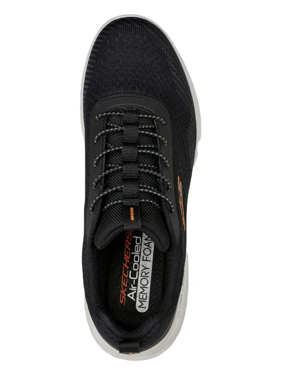 Skechers men's fitness shoe with elastic lace Bounder Intread 232377/BLK black