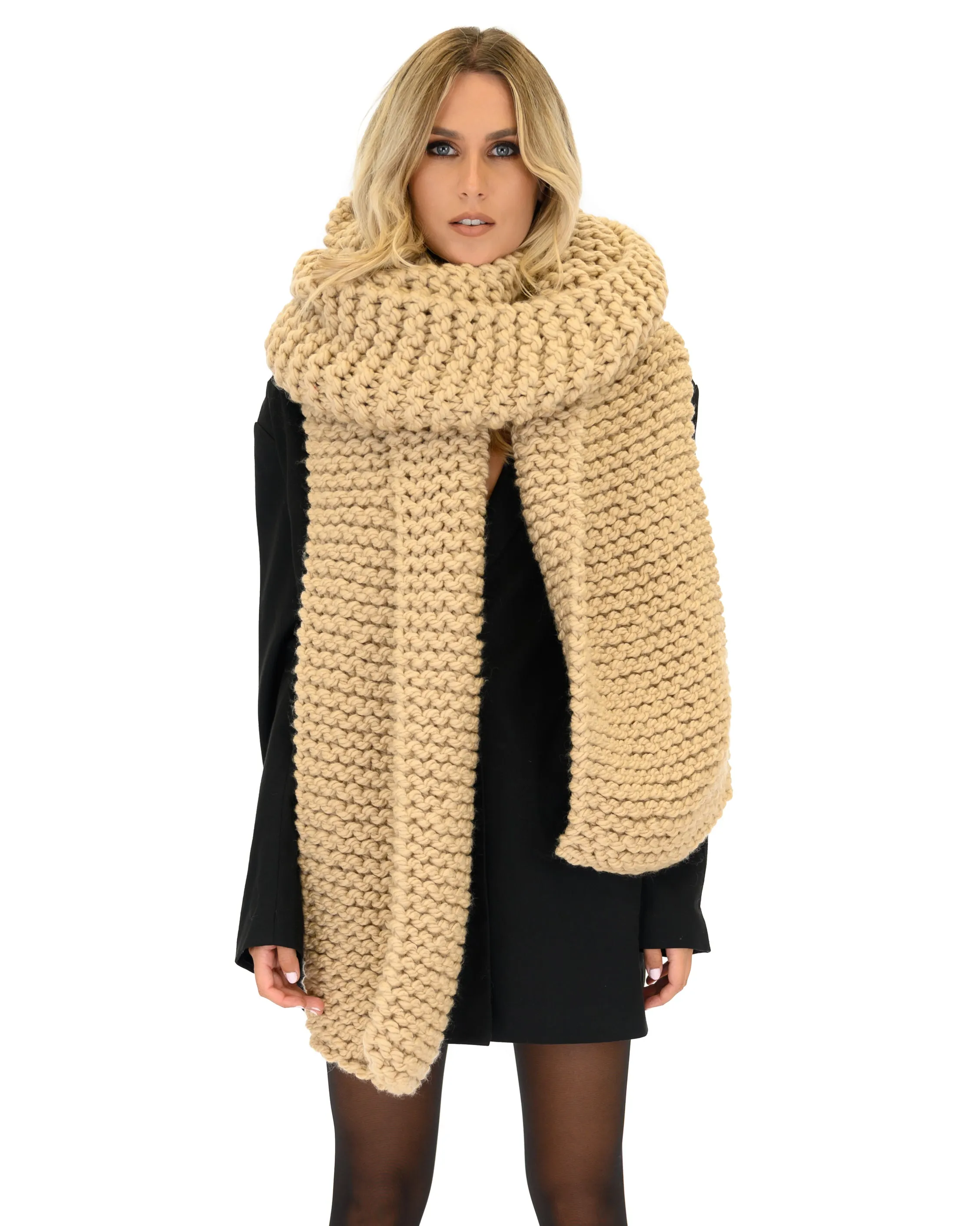 Straight Ribbed Scarf