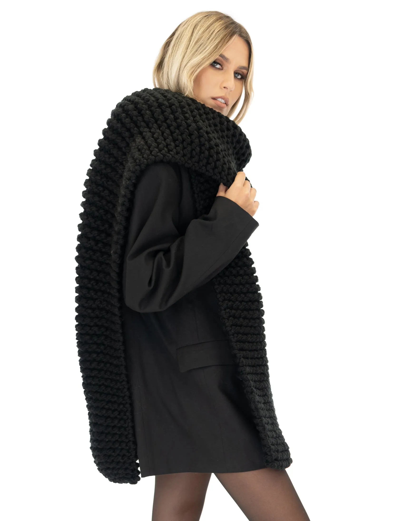 Straight Ribbed Scarf