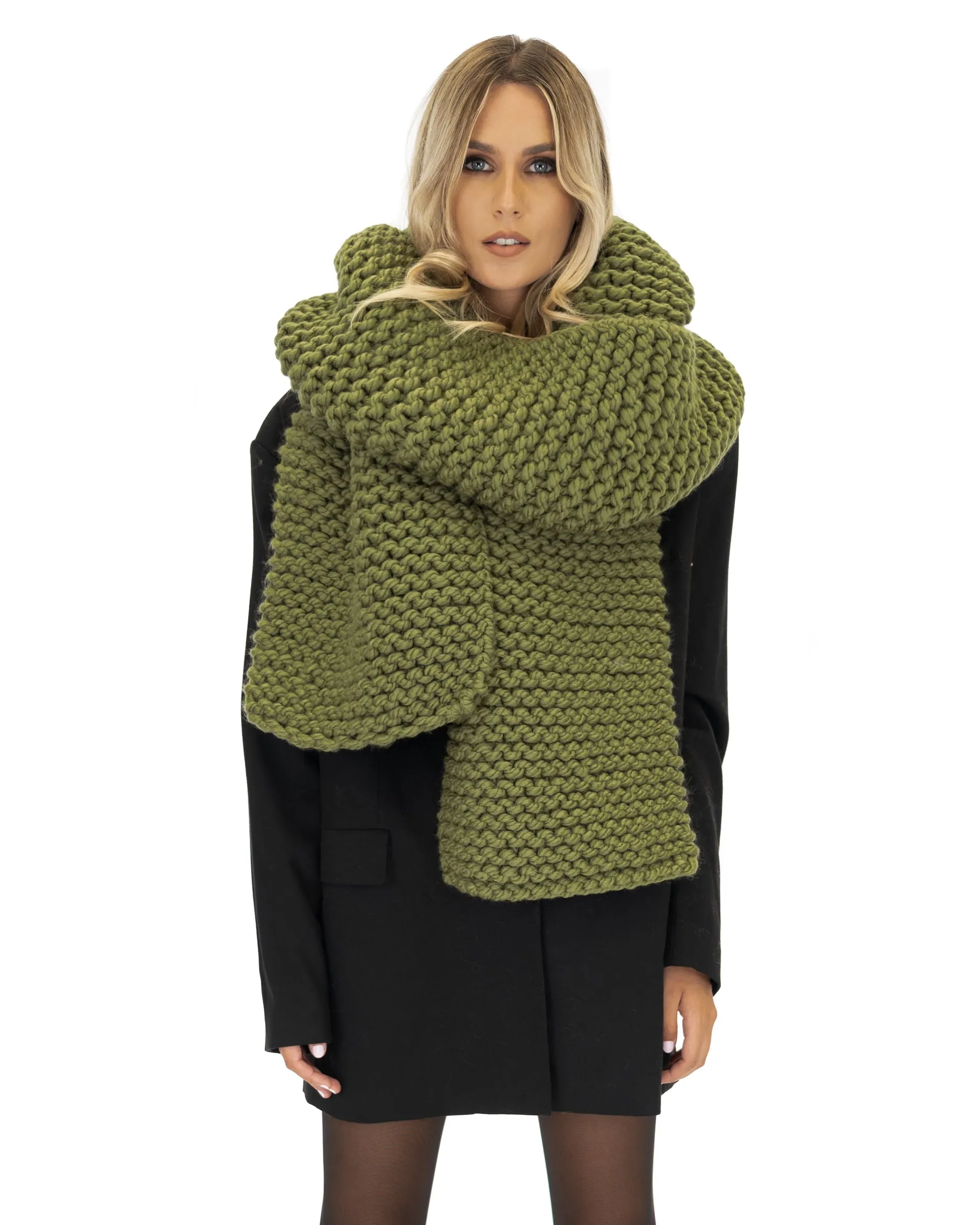 Straight Ribbed Scarf