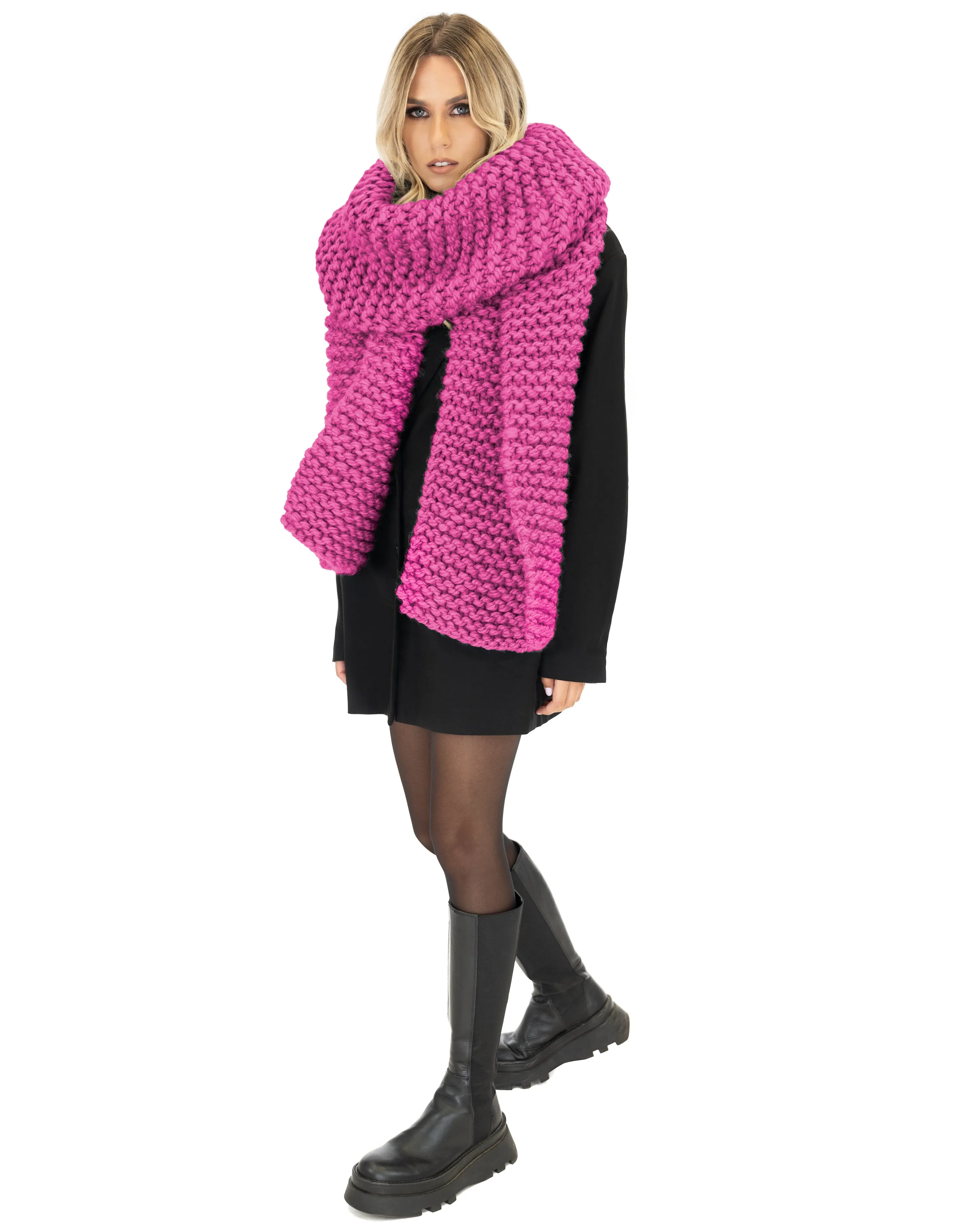 Straight Ribbed Scarf