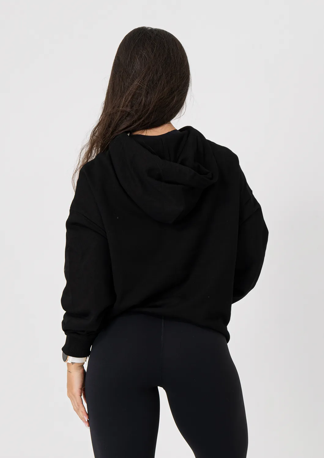 Sweater Basic Oversized - Negro