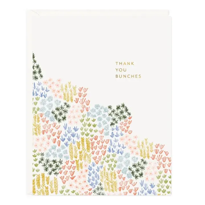 Thank You Bunches Greeting Card