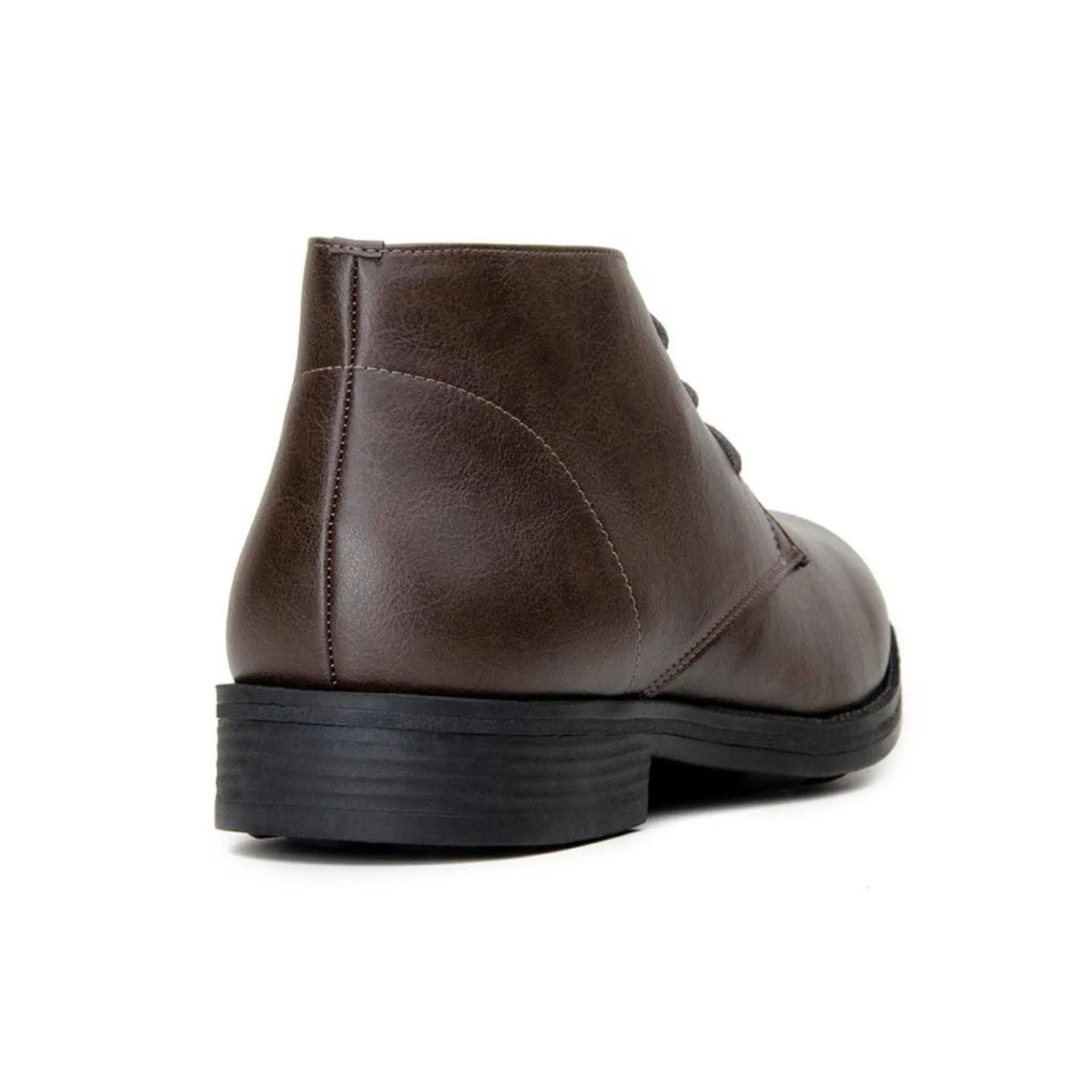 'Tivoli' classic vegan leather Chukka by Vincente Verde -  espresso